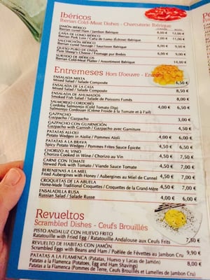 Menu photo 2 Los Patios de la Marquesa Córdoba, CO Menu photo 2 Los Patios de la Marquesa Córdoba, CO