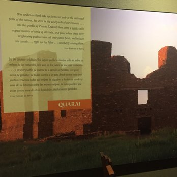 Salinas Pueblo Missions - Quarai info inside the visitor center - Landmarks & Historical Buildings Near Me - Mountainair, New Mexico