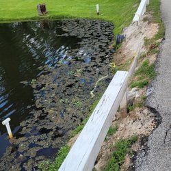Conroe RV Park by QRV - Broken levee rail.