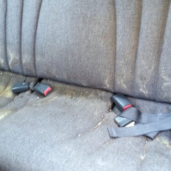 Go Mobile Auto Detailing - '97 Pontiac Sunfire convertible - Embarrassingly gross back-seat "Before" - Auto Detailing Near Me Go Mobile Auto Detailing - '97 Pontiac Sunfire convertible - Embarrassingly gross back-seat "Before" - Auto Detailing Near Me