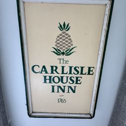 Carlisle House Inn - Old sign