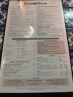 Menu photo 3 Rocco's Tacos & Tequila Bar Delray Beach, FL