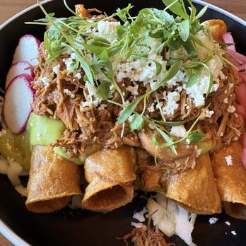 Tito's Taquitos - Chicken taquitos with potato filling - Tacos Near Me - Beaverton, Oregon Tito's Taquitos - Chicken taquitos with potato filling - Tacos Near Me - Beaverton, Oregon
