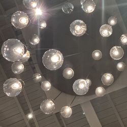 Chandelier raindrops