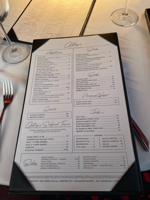 Menu photo 2 Gatsby's Prime Steakhouse Houston, TX Menu photo 2 Gatsby's Prime Steakhouse Houston, TX