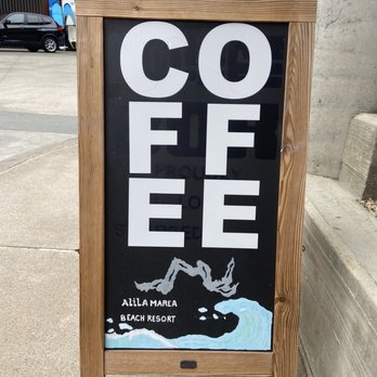 Seven Seas Roasting - Sign on walkway nearing the entrance of Seven Seas Coffee Shop. - Coffee Roasteries Near Me - Encinitas, California Seven Seas Roasting - Sign on walkway nearing the entrance of Seven Seas Coffee Shop. - Coffee Roasteries Near Me - Encinitas, California