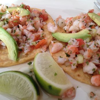 La Salsa Grill - Two shrimp tostadas for ~$7. Yummmmmmmmmy. - Mexican Near Me - Carson City, Nevada