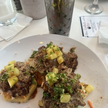 The Vault - Atmosphere, drinks, food = *chefs kiss*. Had the pulled Pork Sopes which were delicious. - American Near Me - Tulsa, Oklahoma The Vault - Atmosphere, drinks, food = *chefs kiss*. Had the pulled Pork Sopes which were delicious. - American Near Me - Tulsa, Oklahoma