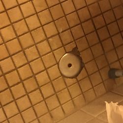 Signature Healthcare of Marietta - Grout was not clean along with chipped pieces !!
