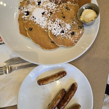 The Original Pancake House - Blueberry pancakes and turkey links - Breakfast & Brunch Near Me - Bethesda, Maryland The Original Pancake House - Blueberry pancakes and turkey links - Breakfast & Brunch Near Me - Bethesda, Maryland