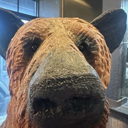 The bear in the lobby.