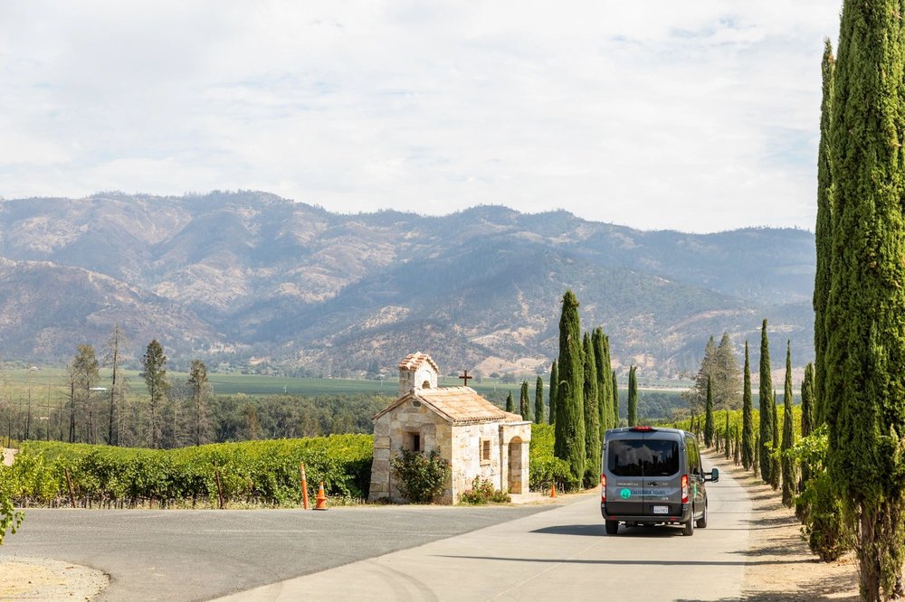Calistoga Tours - vineyard in Napa, CA