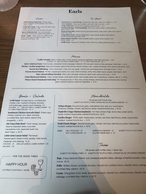 Menu photo 2 Earls Kitchen + Bar Denver, CO