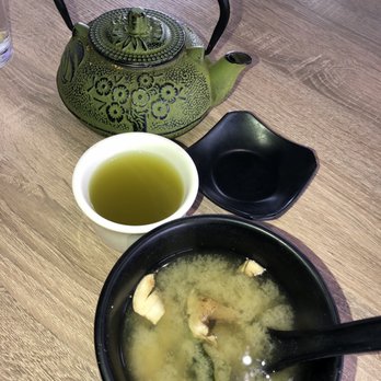Sushi Mango - Miso soup and green tea - Sushi Bars Near Me - Highlands Ranch, Colorado