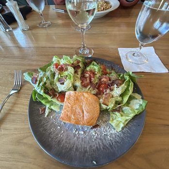 350 First - Green goddess salad with salmon - New American Near Me - Cedar Rapids, Iowa