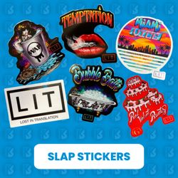 Brand King - SLAP STICKERS