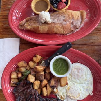 Tower Cafe - Churro French Toast & Thai Steak and Eggs.. 10 out of 10 for both. - Breakfast & Brunch Near Me - Sacramento, California Tower Cafe - Churro French Toast & Thai Steak and Eggs.. 10 out of 10 for both. - Breakfast & Brunch Near Me - Sacramento, California