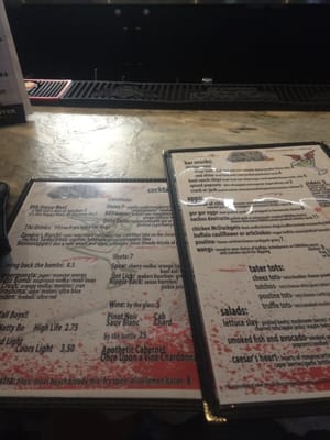 Menu photo 8 GWARbar Richmond, VA