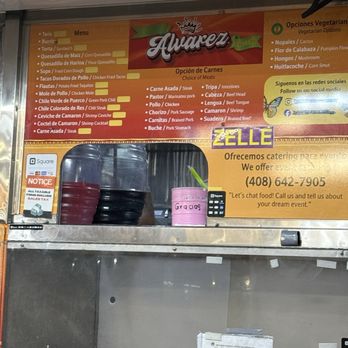 Alvarez Taqueria - Menu - Food Trucks Near Me - San Jose, California Alvarez Taqueria - Menu - Food Trucks Near Me - San Jose, California