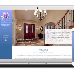 HotDoodle Web Design - Customer example: "Burgarin's Cleaning Service"