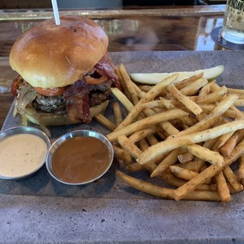 Over The Top Burger Bar - Rockin' Blues Burger - Burgers Near Me - Buford, Georgia