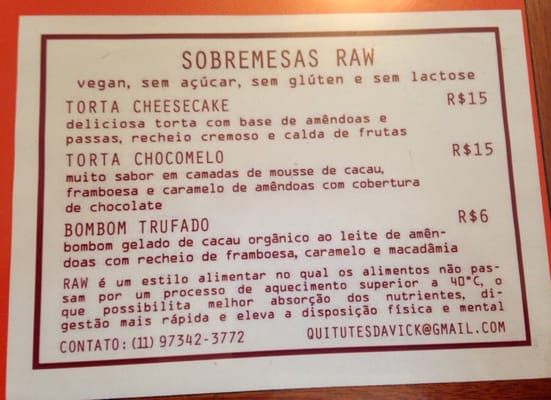 Menu photo 3 Maha Mantra São Paulo, SP