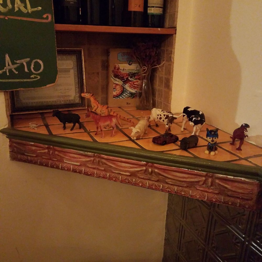 Amorina Cucina Rustica - Barnyard of animals.  So cute - Italian Near Me - Brooklyn, New York