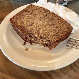 Warm Banana Bread Slice Warm Banana Bread Slice