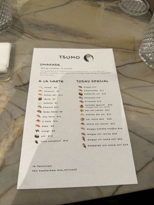 Menu photo 3 Tsumo Uws New York, NY