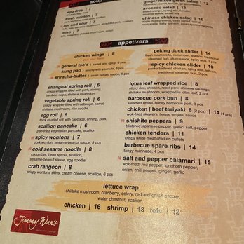 Jimmy Wan's - Menu - Chinese Near Me - Cranberry Twp, Pennsylvania
