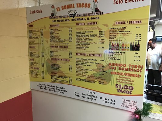 Menu photo 5 El Comal Rockdale, IL