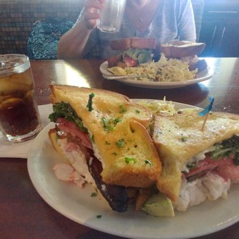 Coconuts - Lobster Club sandwich, outstanding! - Seafood Near Me - Fort Lauderdale, Florida