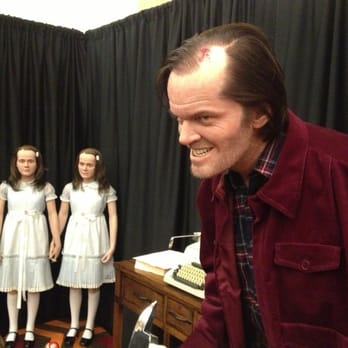 Monsterpalooza - Wax figures of Jack Nicholson & twin girls from "The Shining." - Festivals Near Me - Pasadena, California Monsterpalooza - Wax figures of Jack Nicholson & twin girls from "The Shining." - Festivals Near Me - Pasadena, California