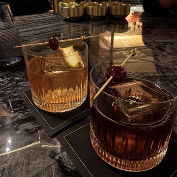 Hard Shake - Traditional old fashioned and a cherry cola old fashioned - Lounges Near Me - Las Vegas, Nevada Hard Shake - Traditional old fashioned and a cherry cola old fashioned - Lounges Near Me - Las Vegas, Nevada
