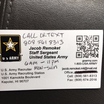 US Army Kapolei Recruiting Center - Call or text 8085618313 for any Questions about joining in the US Army - Public Services & Government Near Me - Kapolei, Hawaii US Army Kapolei Recruiting Center - Call or text 8085618313 for any Questions about joining in the US Army - Public Services & Government Near Me - Kapolei, Hawaii