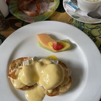 Blue Heaven - Key West Pink Shrimp Benedict - Breakfast & Brunch Near Me - Key West, Florida
