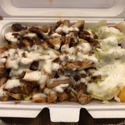 Happy City Cairo Cuisine - Chicken over rice