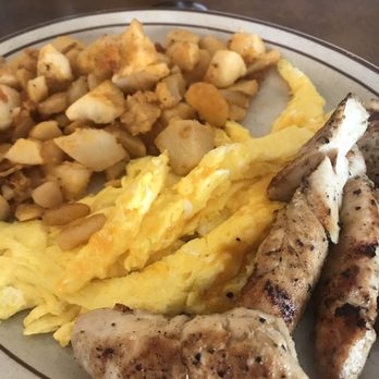 The Plaka Family Restaurant - Chicken souvlaki breakfast - Diners Near Me - Buffalo, New York