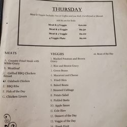 Harvey's Family Restaurant - Thursdays specials