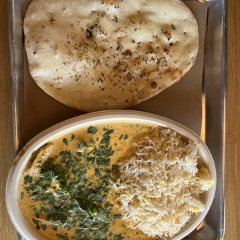 Tikka Shack Indian Grub - Methi Malai with Garlic Naan - Indian Near Me - Houston, Texas