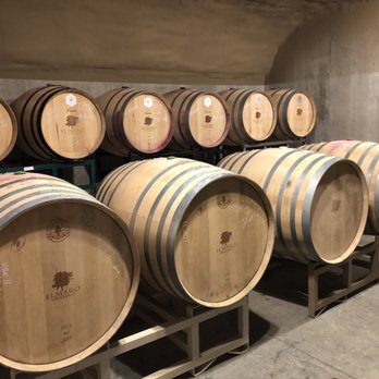 Elmaro Vineyard - Barrels aging - Wineries Near Me - Trempealeau, Wisconsin