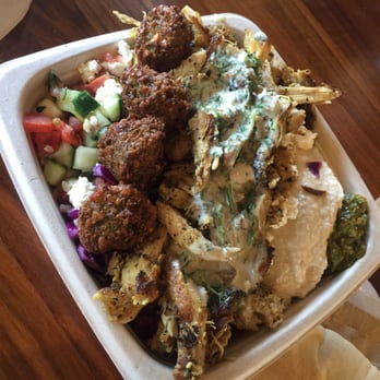 Gotta Eatta Pita - The bowl with added falafel - Mediterranean Near Me - Pleasanton, California Gotta Eatta Pita - The bowl with added falafel - Mediterranean Near Me - Pleasanton, California