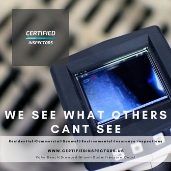 Certified Inspectors - Infrared inspection - Home Inspectors Near Me - Boca Raton, Florida Certified Inspectors - Infrared inspection - Home Inspectors Near Me - Boca Raton, Florida