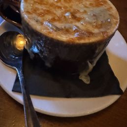 A Crock of French Onion Soup