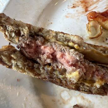 The Point Pancake House - Under cooked patty melt - Waffles Near Me - Gurnee, Illinois The Point Pancake House - Under cooked patty melt - Waffles Near Me - Gurnee, Illinois