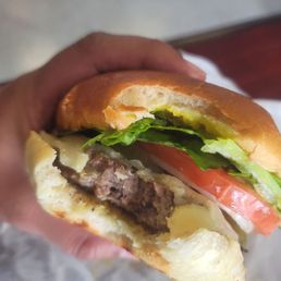 UNI Burger, 5.5 oz beef patty of honest to the goodness flavor with every bite. UNI Burger, 5.5 oz beef patty of honest to the goodness flavor with every bite.
