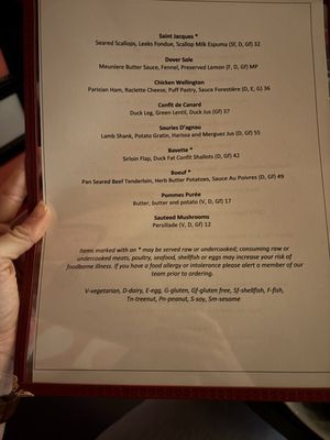 Menu photo 2 Coquette Chicago, IL