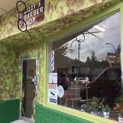 Lizzy's Barber Shop - Storefront view, entrance.