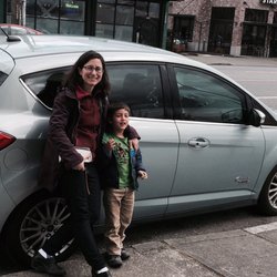 Paramount Motors NW - We settled on the Ford C-Max after having a chance to see and try several electric cars here