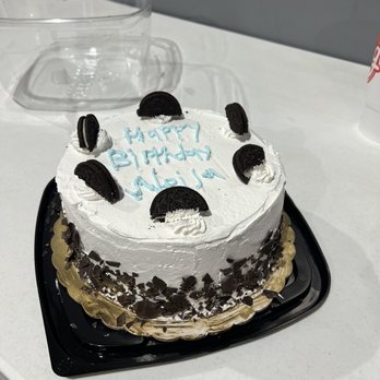 Cold Stone Creamery - an oreo birthday cake - Ice Cream & Frozen Yogurt Near Me - Draper, Utah